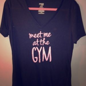 V-neck workout tee